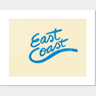 East Coast retro typography Posters and Art